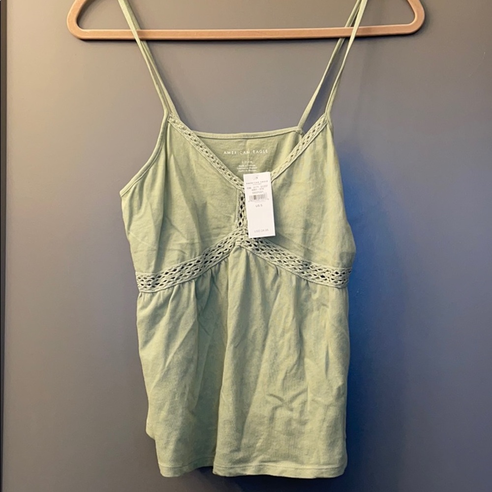 NWT Green tank top